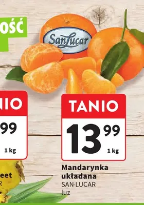 Mandarynki układane SanLucar promocja w Intermarche