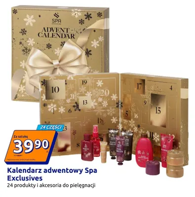 Kalendarz adwentowy Spa Exclusives promocja w Action