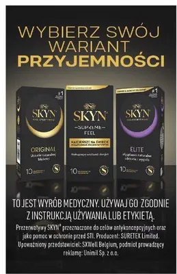 Prezerwatywy SKYN Original promocja w Carrefour Market