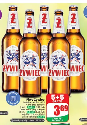 Piwo Żywiec promocja w Dino
