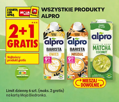 Produkty Alpro promocja w Biedronka
