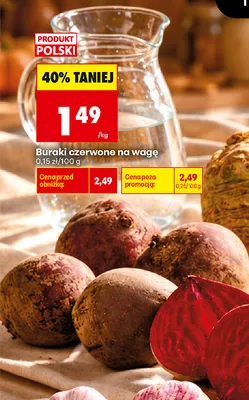 Buraki czerwone promocja w Biedronka