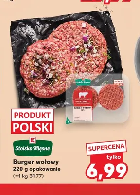Burger wołowy Stoisko Mięsne promocja w Kaufland
