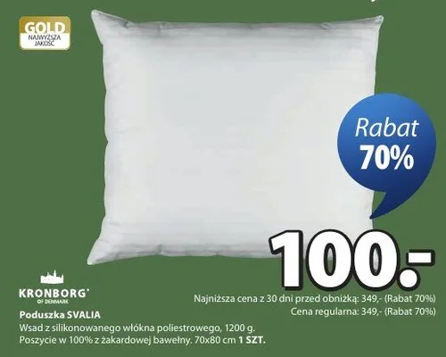 Poduszka SVALIA promocja w Jysk