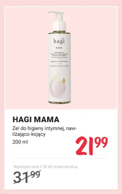 Żel do higieny intymnej Hagi Mama nawilżająco-kojący promocja w Rossmann