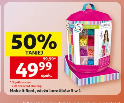 Wieża koralików 5 w 1 Make It Real promocja w Auchan