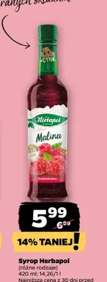 Syrop Herbapol Malina promocja w Netto