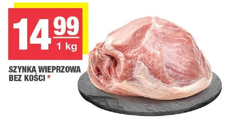 Szynka wieprzowa bez kości promocja w SPAR