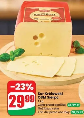 Ser Królewski OSM Sierpc promocja w Dino