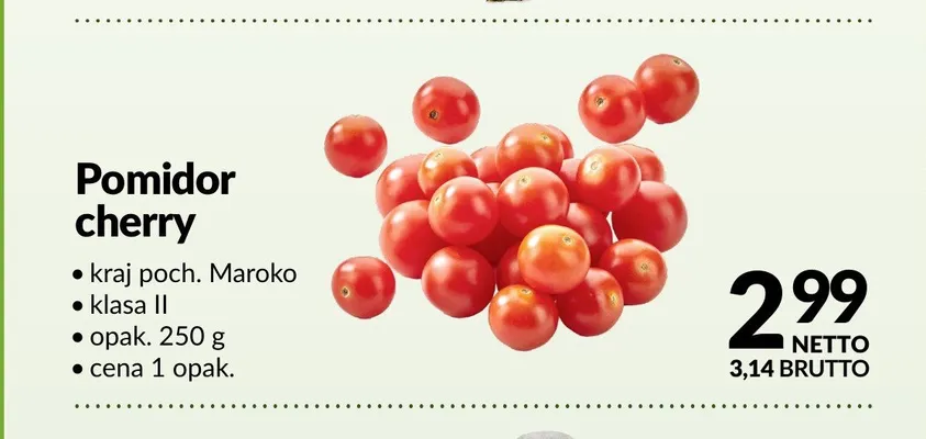 Pomidor cherry promocja w Makro