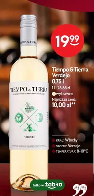 Wino Tiempo & Tierra Verdejo promocja w Żabka