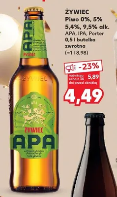 Piwo APA Żywiec promocja w Kaufland