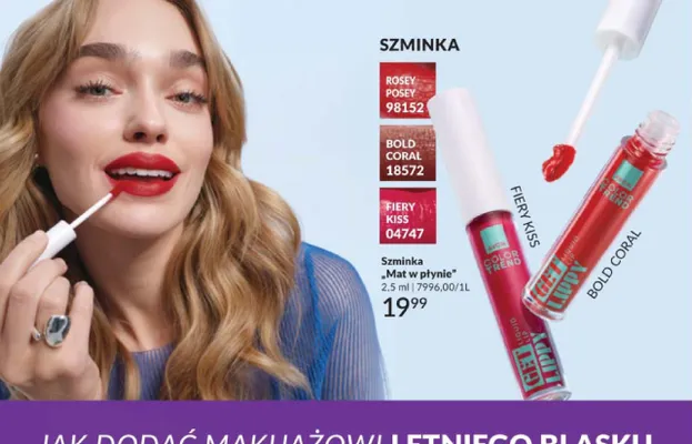 Szminka Mat w płynie Avon Color Trend Fiery Kiss promocja w AVON