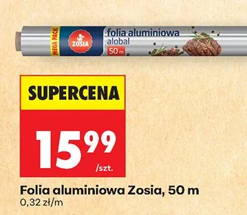 Folia aluminiowa promocja w Biedronka