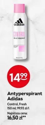 Antyperspirant Adidas Control 48h promocja w Żabka