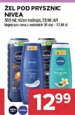 Żel pod prysznic Nivea promocja w Stokrotka