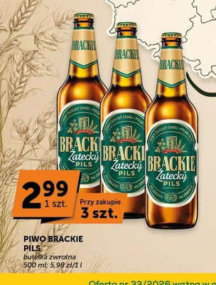 Piwo Brackie Žatecký Pils promocja w Groszek