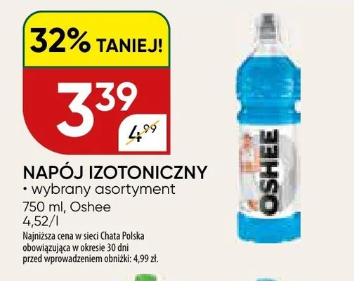 Napój izotoniczny wybrany asortyment promocja w Chata Polska
