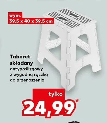 Taboret składany promocja w Kaufland