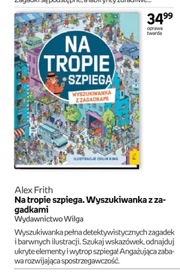 Książka Na tropie szpiega. Wyszukiwanka z zagadkami promocja w Empik