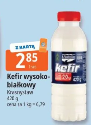 Kefir wysokobiałkowy Krasnystaw promocja w Leclerc
