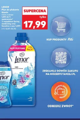 Płyn do płukania tkanin promocja w Kaufland