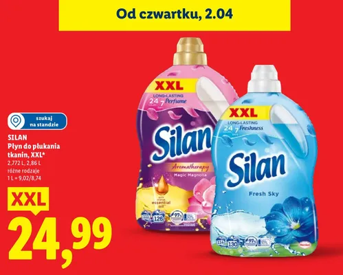 Płyn do płukania tkanin XXL różne rodzaje promocja w Lidl