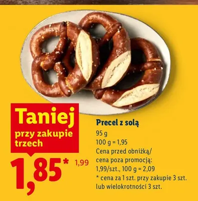 Precel z solą Lidl promocja w Lidl