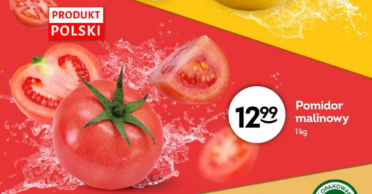 Pomidory malinowe promocja w Żabka