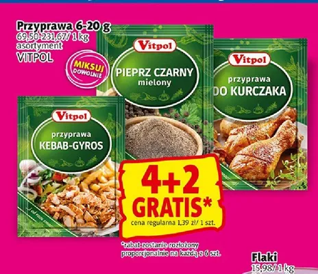 Pieprz czarny mielony Vitpol promocja w Prim Market