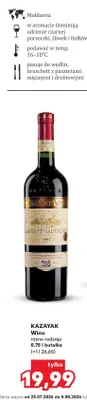 Wino czerwone Kazayak Cabernet-Sauvignon promocja w Kaufland
