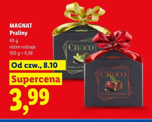 Praliny Choco Vanilla Magnat promocja w Lidl