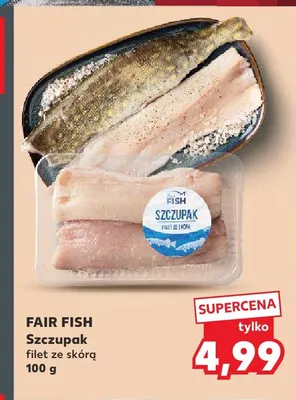Szczupak filet ze skórą Fair Fish promocja w Kaufland