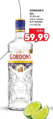 Gin Gordon's różne rodzaje promocja w Kaufland