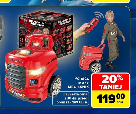 Pchacz Mały Mechanik promocja w Carrefour Market