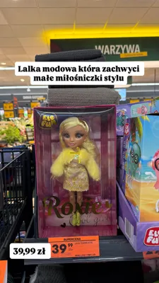 Lalka tęczowa Roxie Elefun promocja w Biedronka