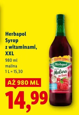 Syrop z witaminami, XXL promocja w Lidl