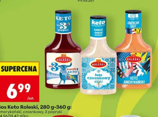 Sos Keto Roleski promocja w Biedronka