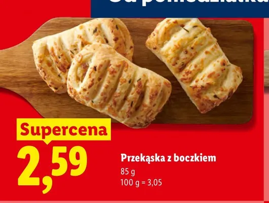 Przekąska z boczkiem promocja w Lidl