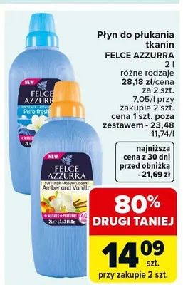 Płyn do płukania tkanin Pure Fresh promocja w Carrefour