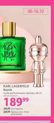 Woda perfumowana damska Ikonik Karl Lagerfeld promocja w Hebe