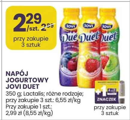 Napój jogurtowy Duet promocja w Stokrotka
