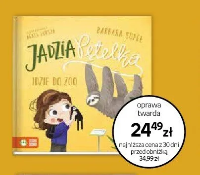 Książka Jadzia Pętelka idzie do zoo oprawa twarda promocja w Empik