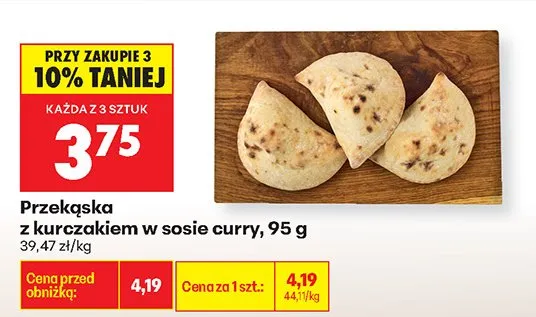 Przekąska z kurczakiem w sosie curry promocja w Biedronka