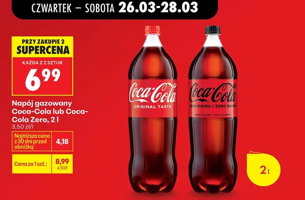 Napój gazowany Original Taste promocja w Biedronka