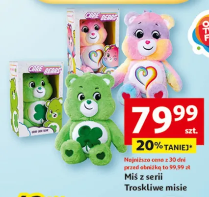 Miś z serii Troskliwe misie promocja w Auchan