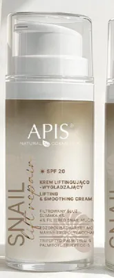 Krem liftingująco-wygładzający SPF20 APIS Snail Lift Repair promocja w Hebe