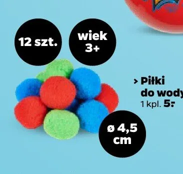 Piłki do wody 12-pak promocja w Netto
