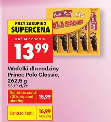 Wafelki dla rodziny Classic promocja w Biedronka