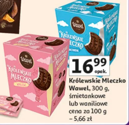 Królewskie Mleczko, śmietankowe lub waniliowe promocja w Auchan